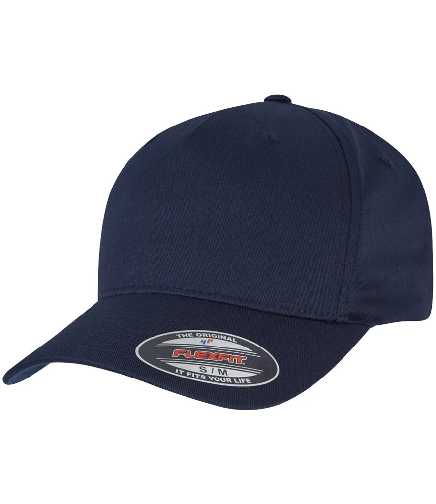 Flexfit 5 Panel Cap — Greyish Navy