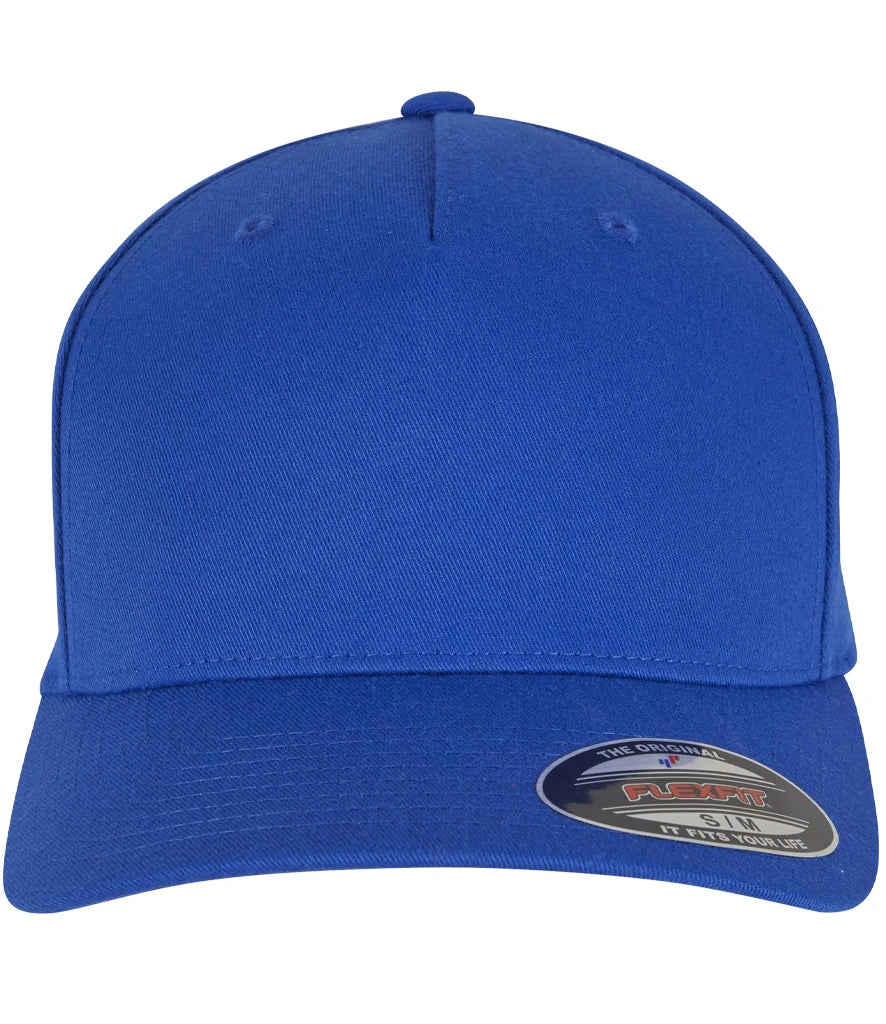 Flexfit 5 Panel Cap — Royal Blue