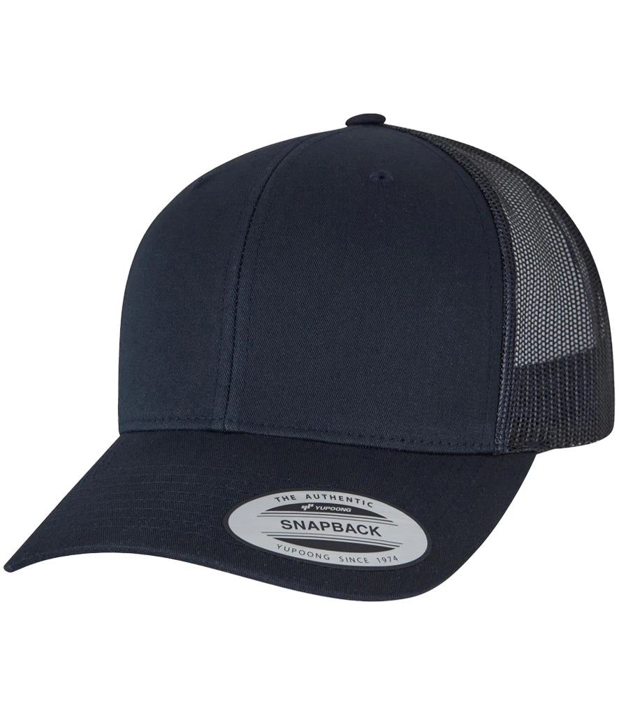 Flexfit Retro Trucker Cap — Dark Navy