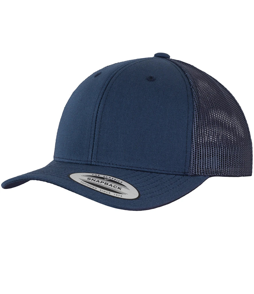 Flexfit Retro Trucker Cap — Navy