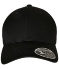 Flexfit 110 Curved Visor Snapback Cap — Black