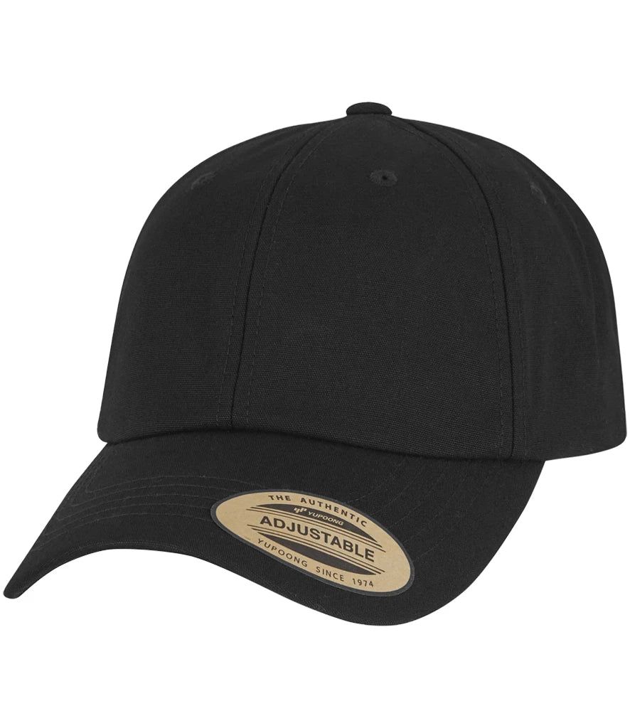 Flexfit Low Profile Elastic Snip Cap — Black