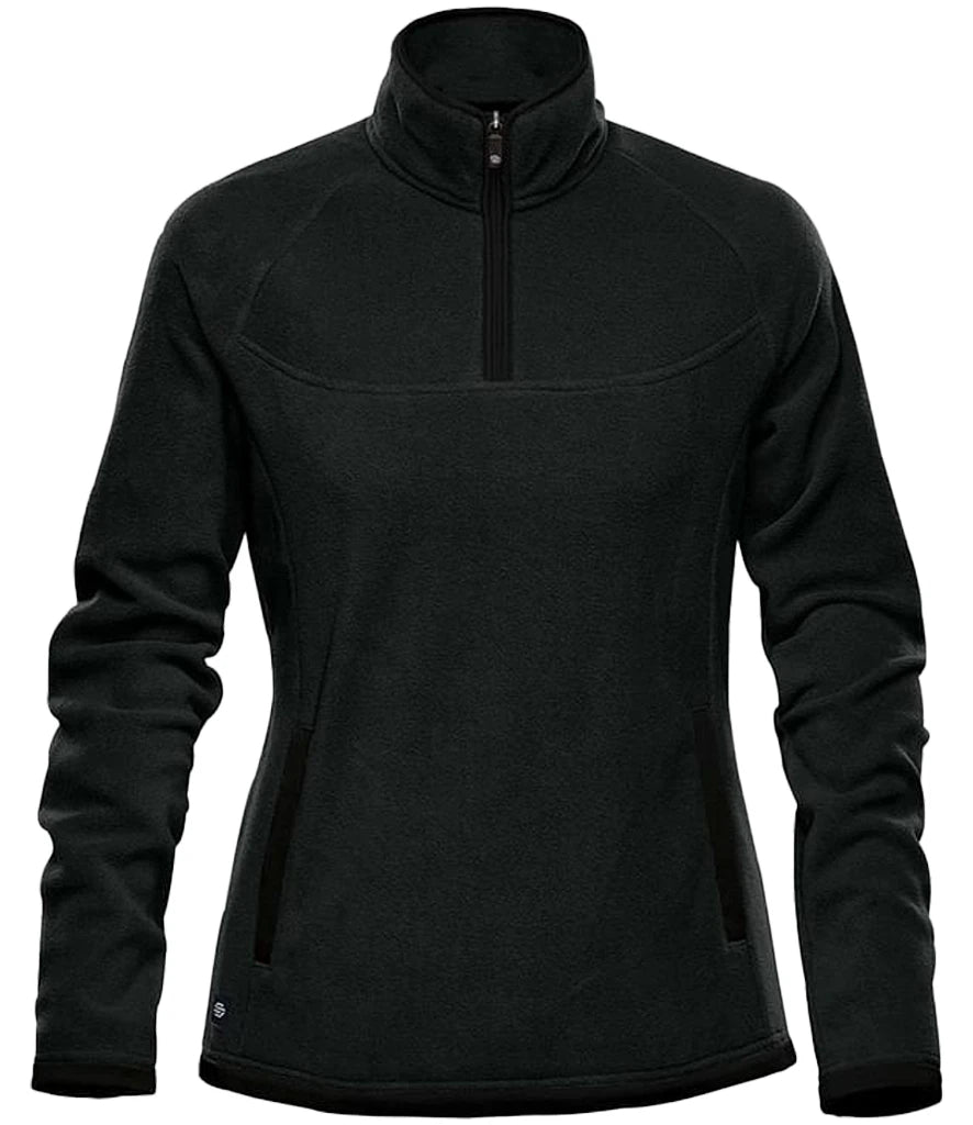 Stormtech Ladies Shasta Tech 1/4 Zip Fleece — Black
