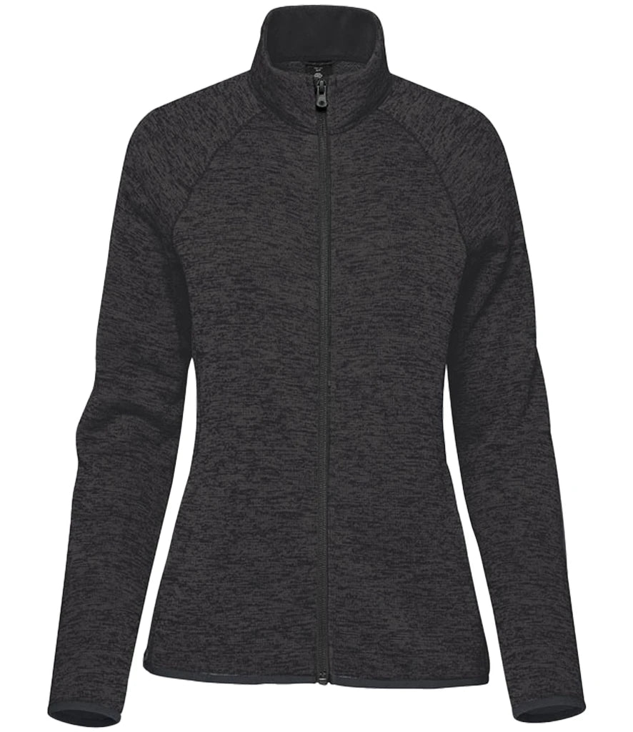 Stormtech Ladies Yosemite Full Zip Fleece Jacket — Black Heather