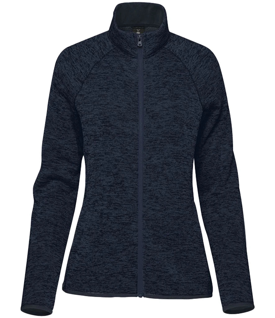 Stormtech Ladies Yosemite Full Zip Fleece Jacket — Navy Heather