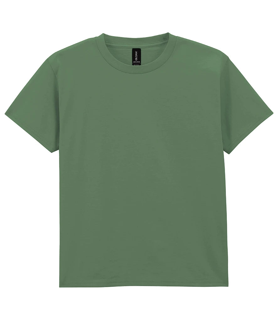 Gildan Kids Light Cotton T-Shirt — Military Green