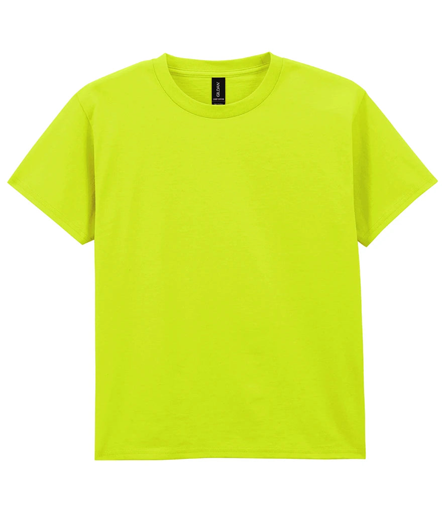 Gildan Kids Light Cotton T-Shirt — Safety Green