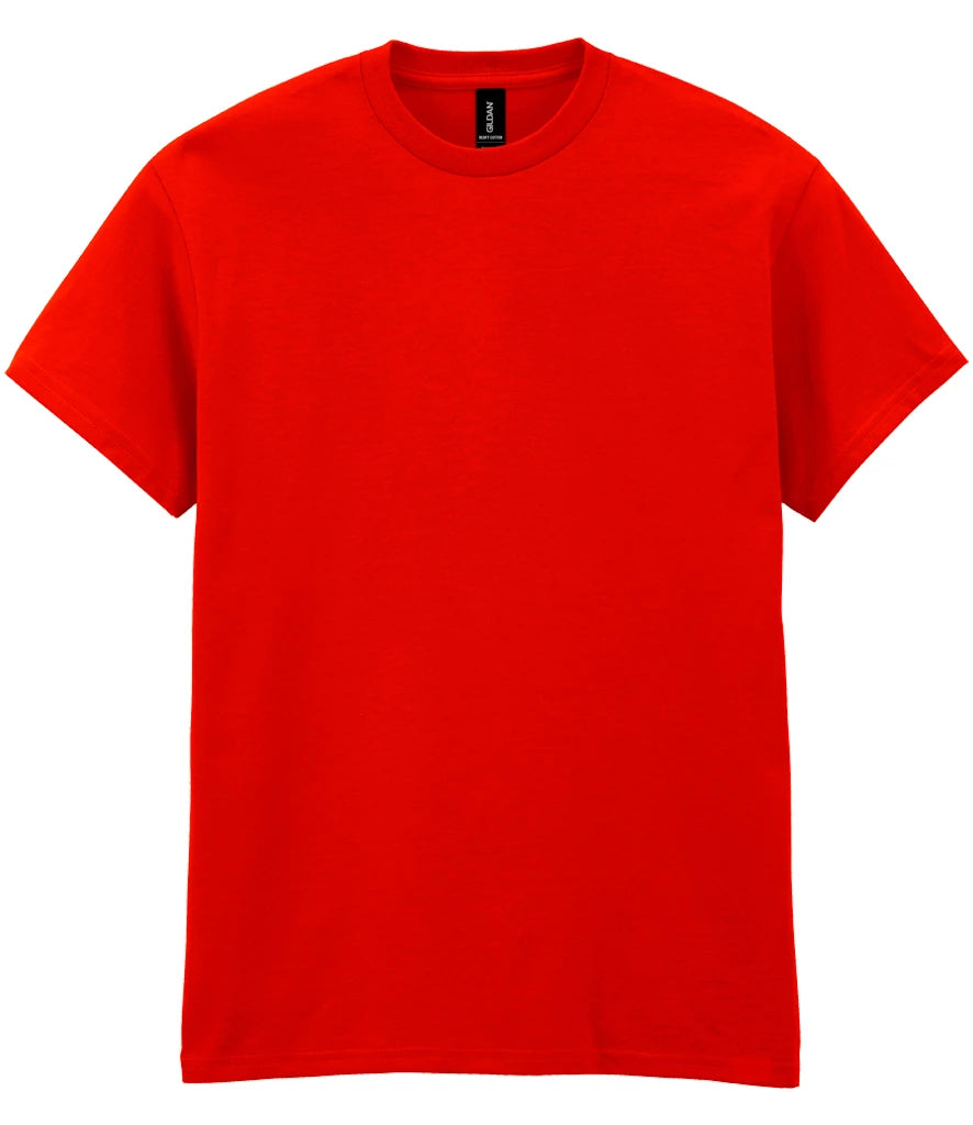 Gildan Heavy Cotton T-Shirt in Red, front view