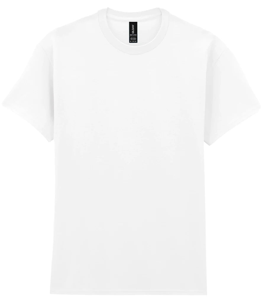 Gildan Heavy Cotton T-Shirt in White, front view