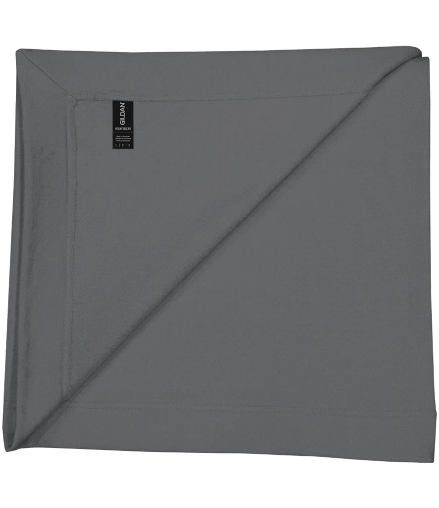 Gildan HeavyBlend™ Fleece Stadium Blanket — Charcoal