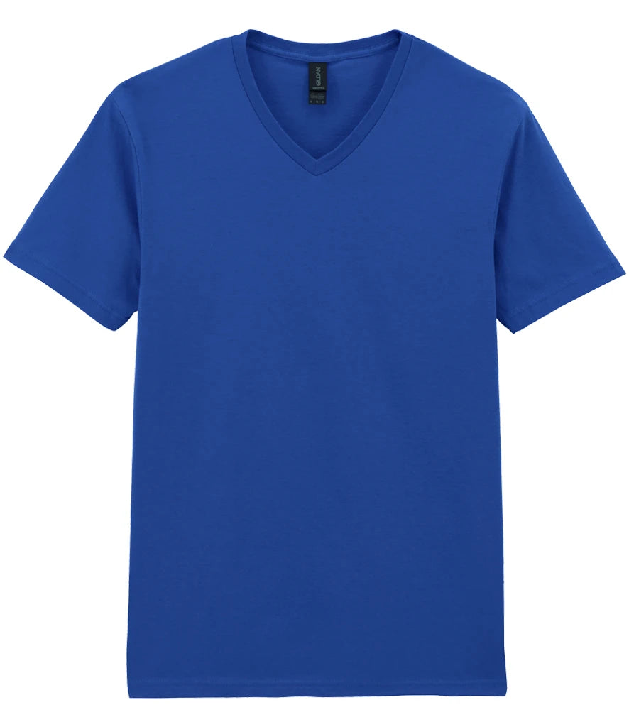 Gildan SoftStyle® V Neck T-Shirt — Royal Blue