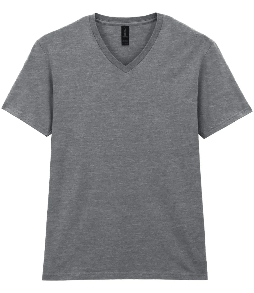 Gildan SoftStyle® V Neck T-Shirt — Sport Grey