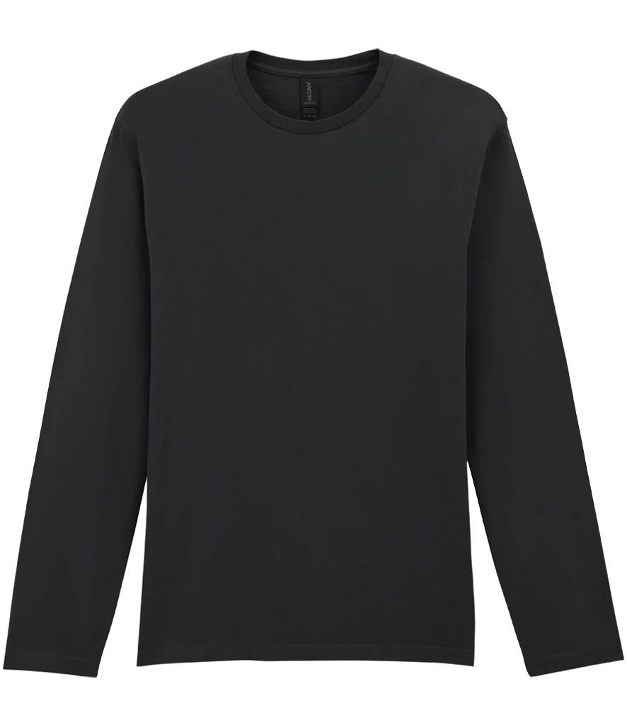 Gildan SoftStyle® Long Sleeve T-Shirt — Black