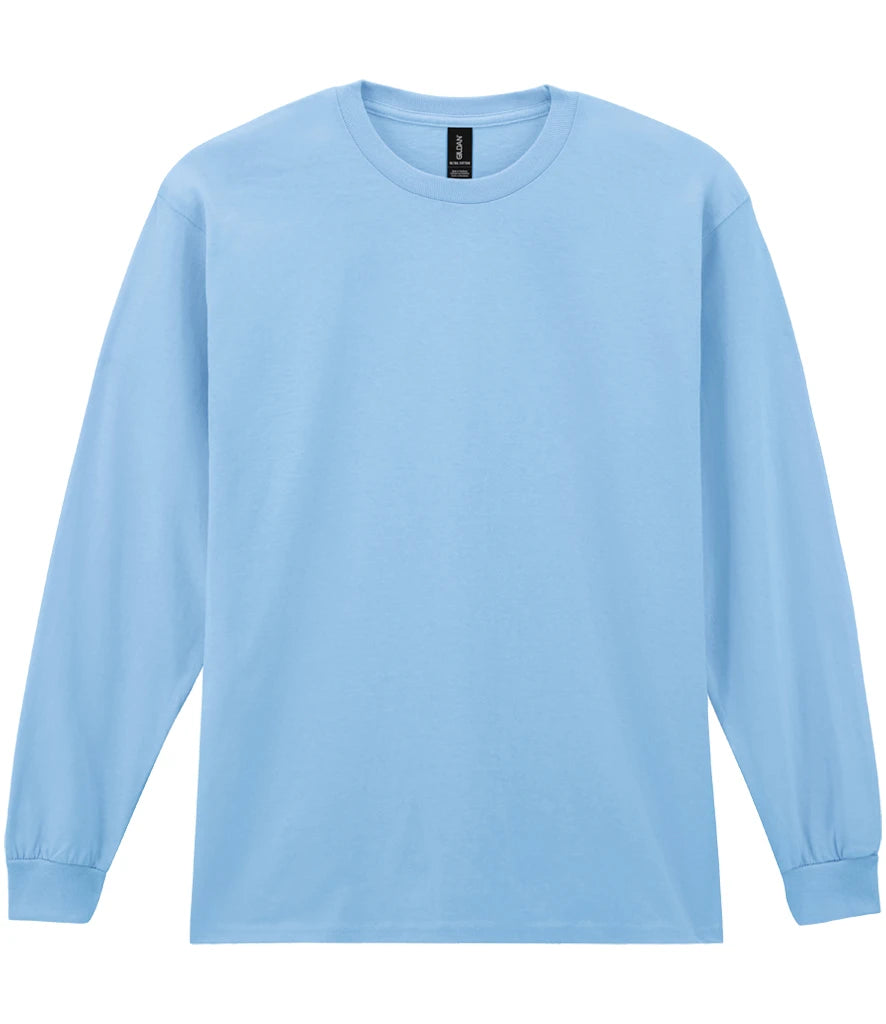 Gildan Ultra Cotton™ Long Sleeve T-Shirt — Light Blue