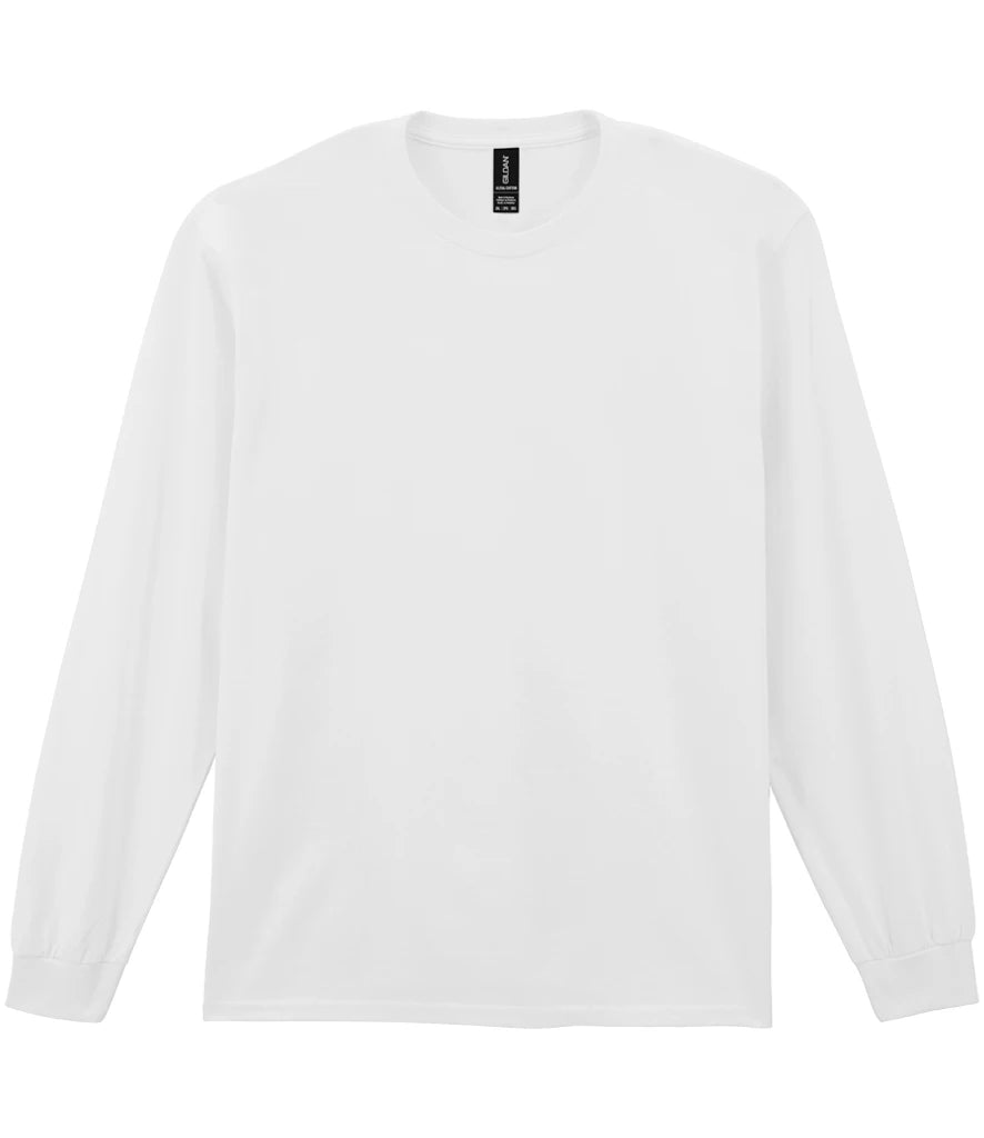 Gildan Ultra Cotton™ Long Sleeve T-Shirt — White