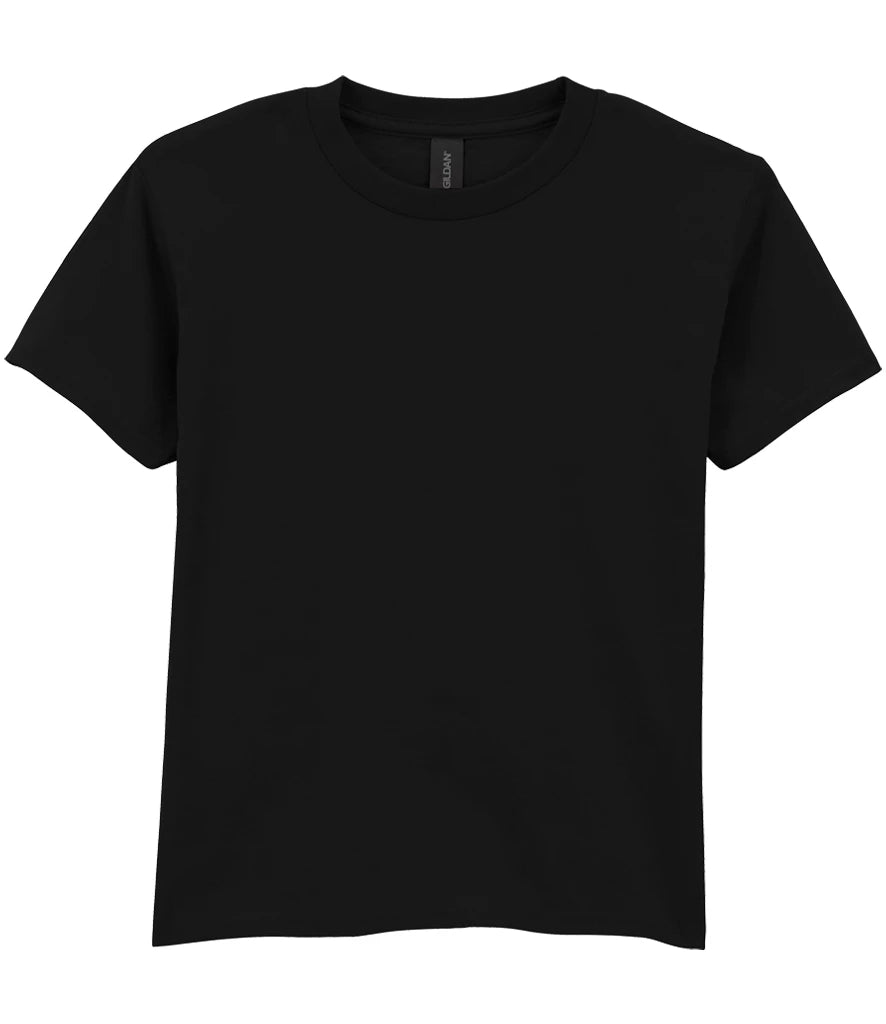 Gildan Kids SoftStyle® Midweight T-Shirt — Pitch Black
