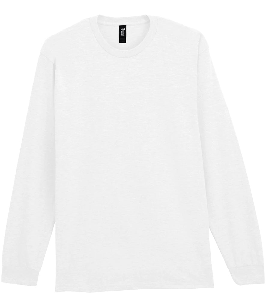 Gildan Hammer Heavyweight Long Sleeve T-Shirt — White