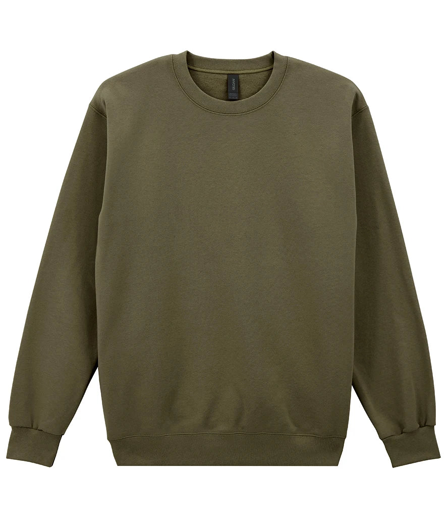 Gildan Hammer Maxweight Crew Sweatshirt — Olive Green