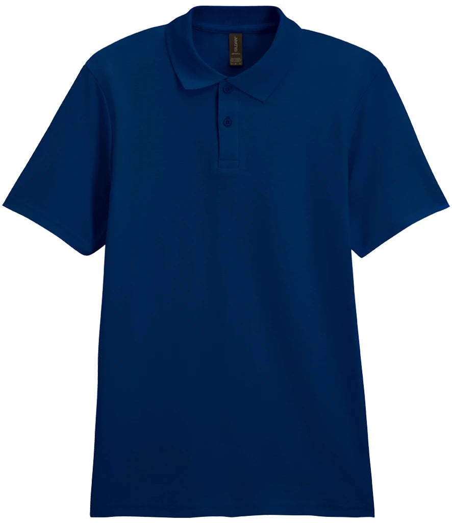 Gildan SoftStyle® Double Piqué Polo Shirt — Navy