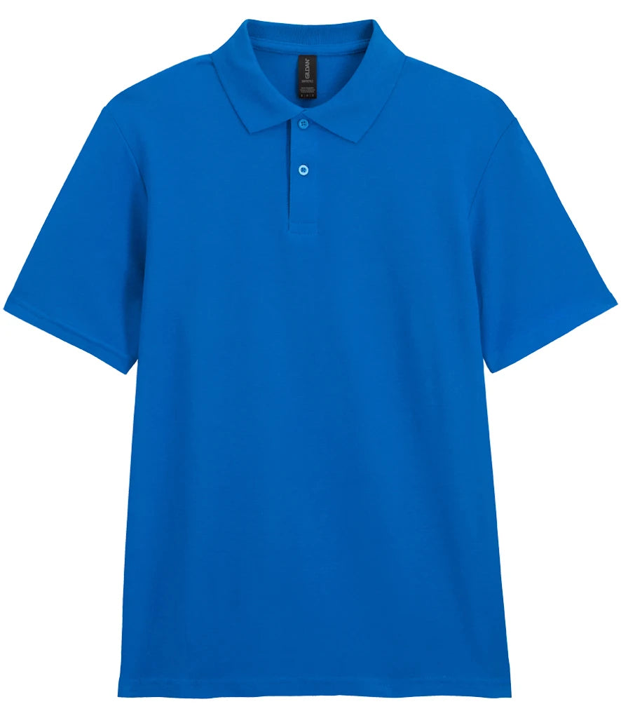 Gildan SoftStyle® Double Piqué Polo Shirt — Royal Blue