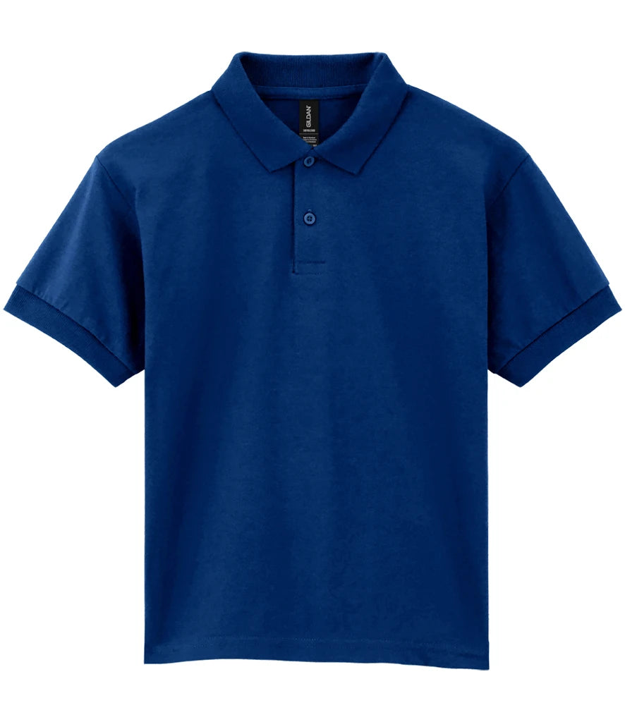 Gildan Kids DryBlend® Jersey Polo Shirt — Navy