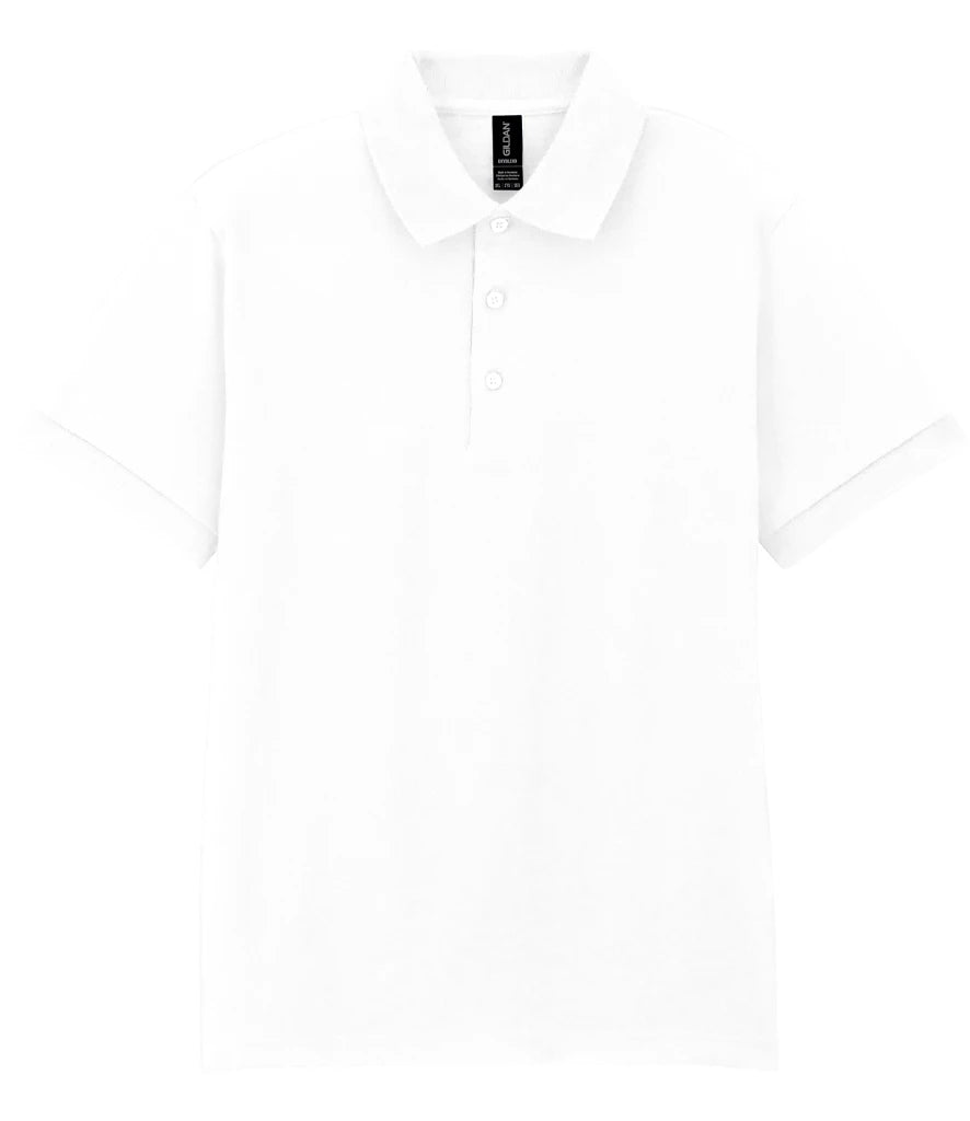 Gildan DryBlend® Jersey Polo Shirt — White
