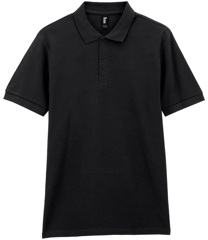 Gildan Hammer Piqué Polo Shirt — Black