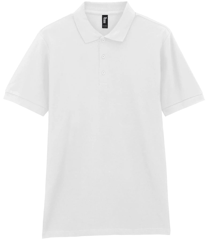 Gildan Hammer Piqué Polo Shirt — White