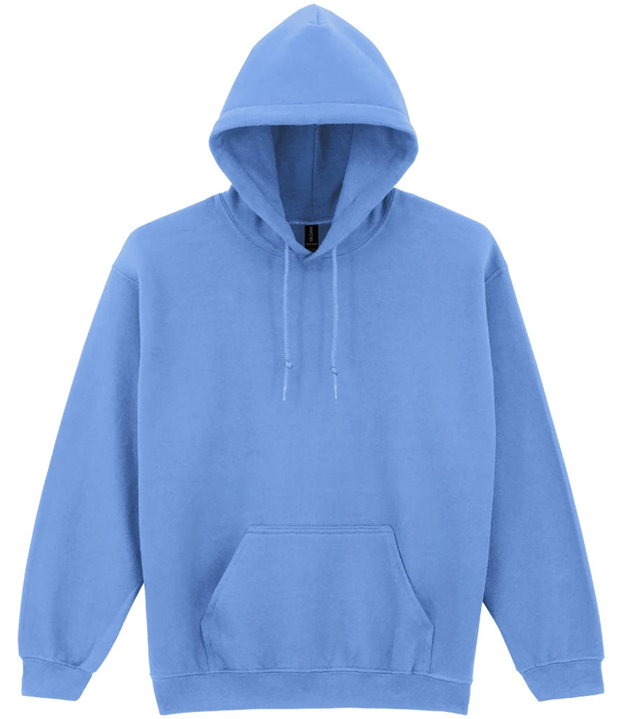 Gildan Softstyle Midweight Hooded Sweatshirt in Carolina Blue, front view