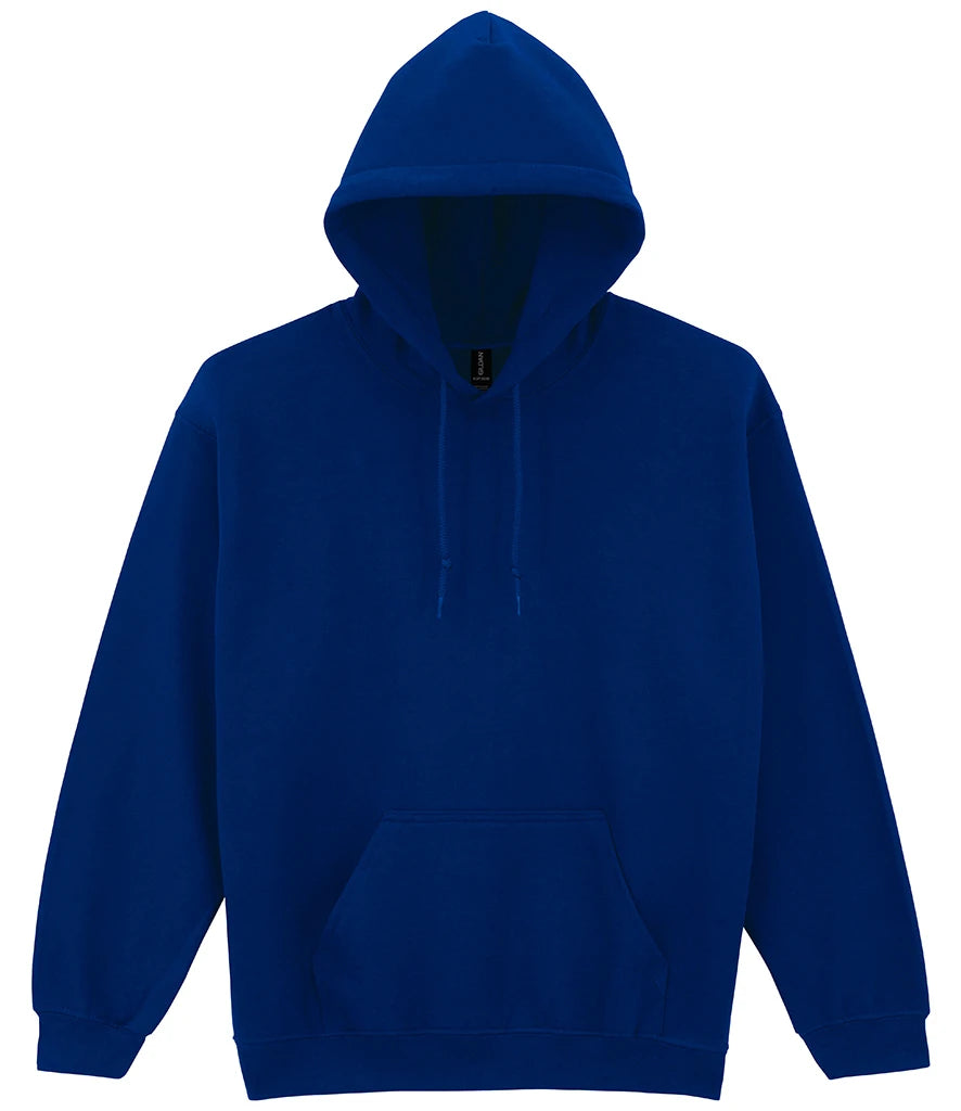 Gildan Softstyle Midweight Hooded Sweatshirt in Fan Deep Royal, front view
