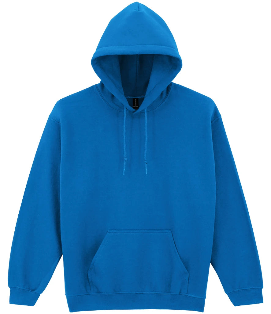 Gildan Softstyle Midweight Hooded Sweatshirt in Royal Blue, front view