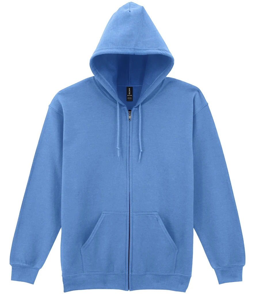 Gildan Heavy Blend™ Zip Hooded Sweatshirt — Carolina Blue