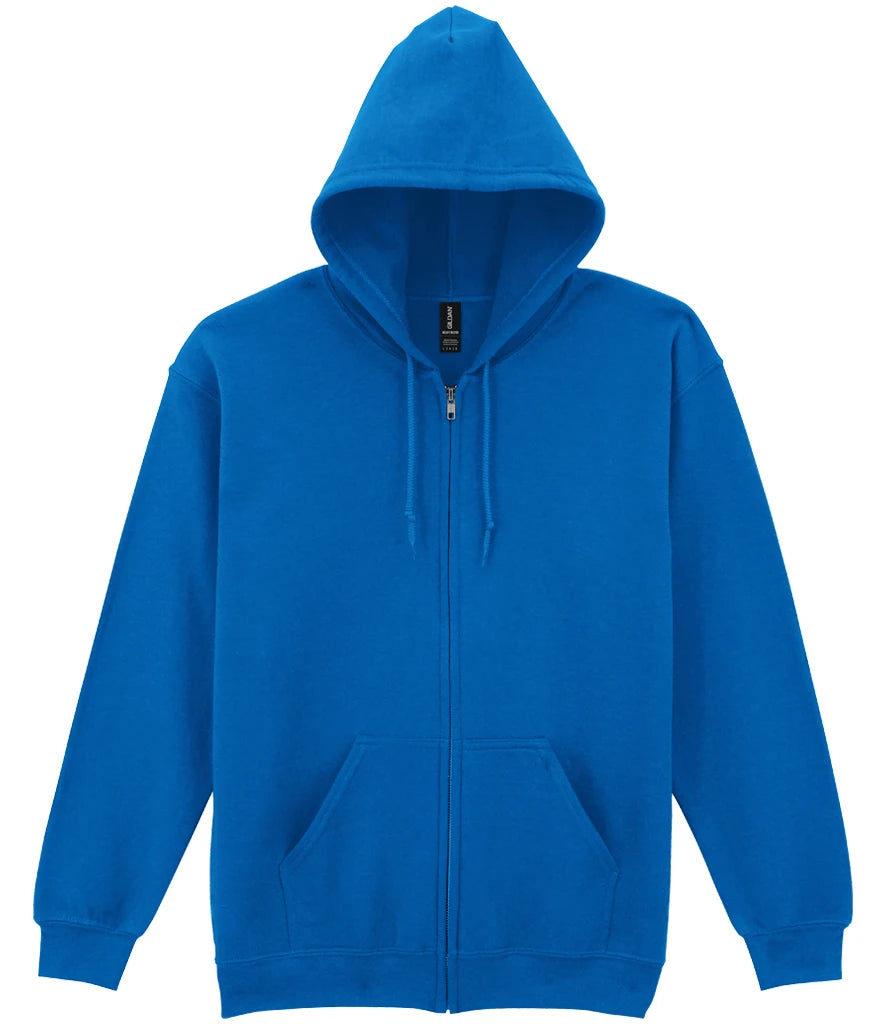 Gildan Heavy Blend™ Zip Hooded Sweatshirt — Royal Blue