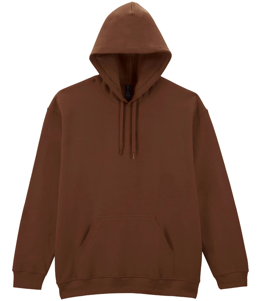 Gildan SoftStyle® Midweight Hooded Sweatshirt — Cocoa