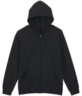 Gildan SoftStyle® Midweight Full Zip Hooded Sweatshirt — Black