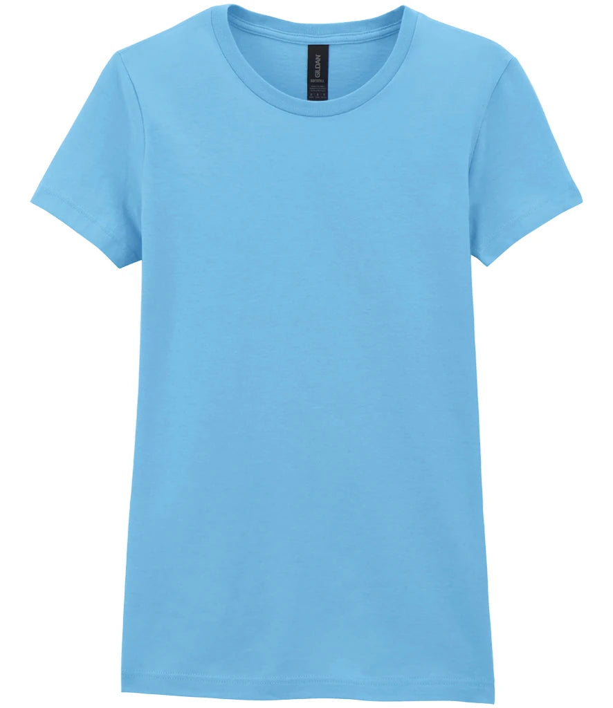 Gildan Ladies SoftStyle® T-Shirt — Sky Blue