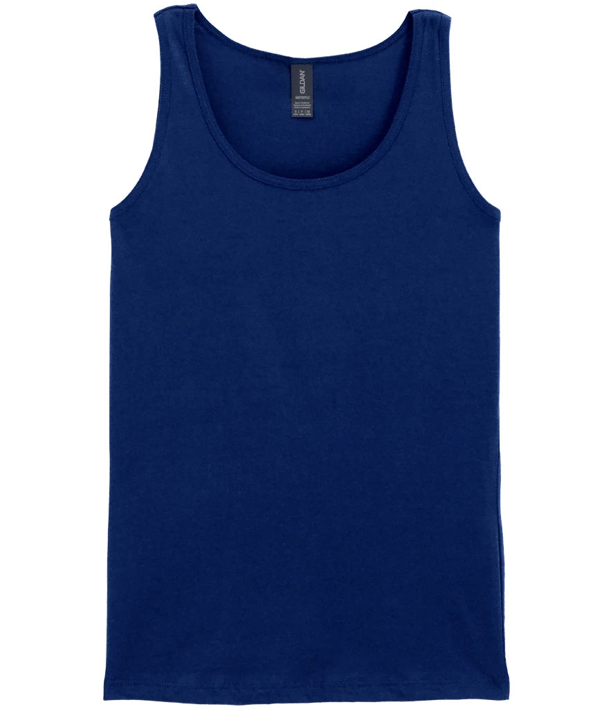 Gildan Ladies SoftStyle® Tank Top — Navy