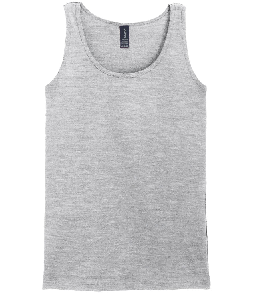 Gildan Ladies SoftStyle® Tank Top — Sport Grey