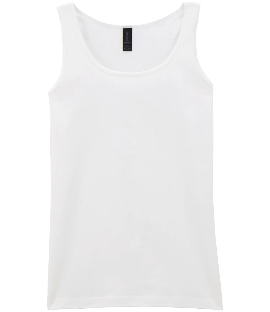 Gildan Ladies SoftStyle® Tank Top — White
