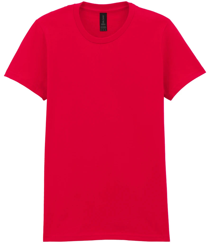 Gildan Ladies SoftStyle® Midweight T-Shirt — Red