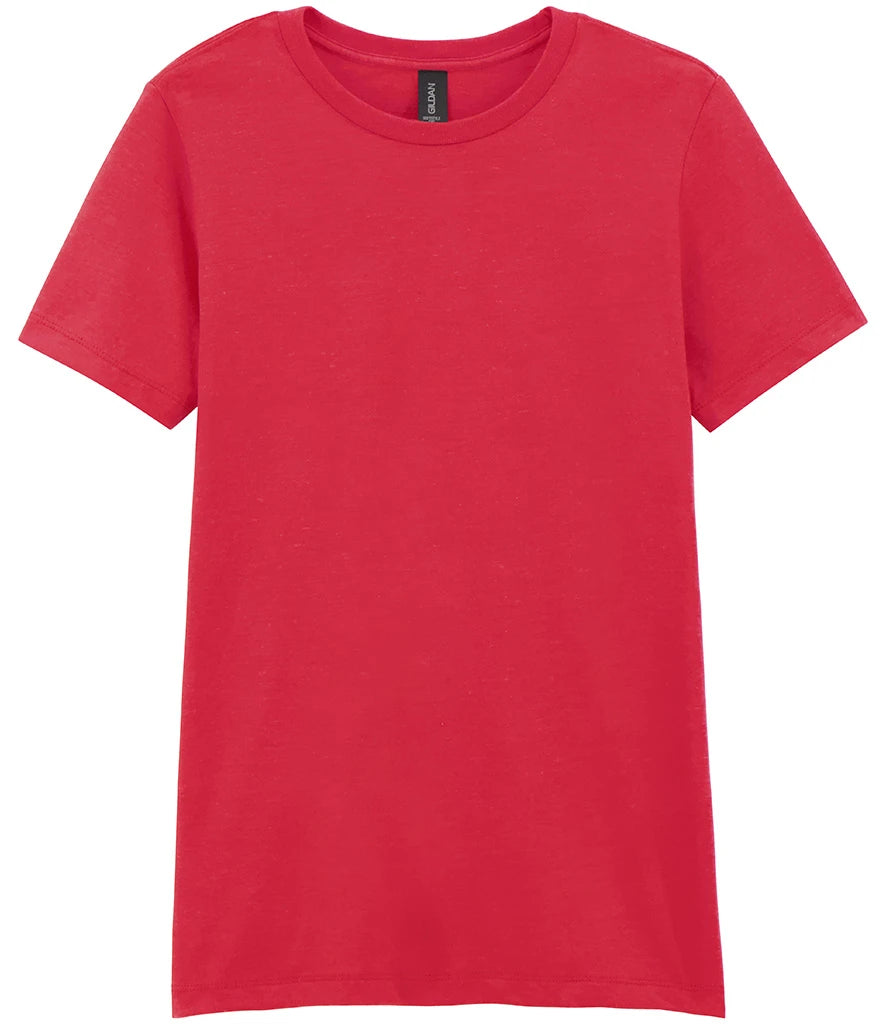 Gildan Ladies SoftStyle® CVC T-Shirt — Red Mist