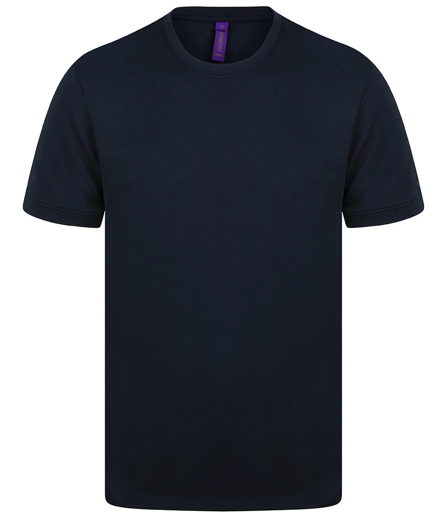 Henbury HiCool® Performance T-Shirt — Navy