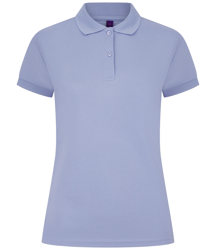Henbury Ladies Coolplus® Wicking Piqué Polo Shirt — Lavender