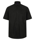 Henbury Short Sleeve Wicking Shirt — Black