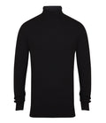 Henbury Roll Neck Sweater — Black