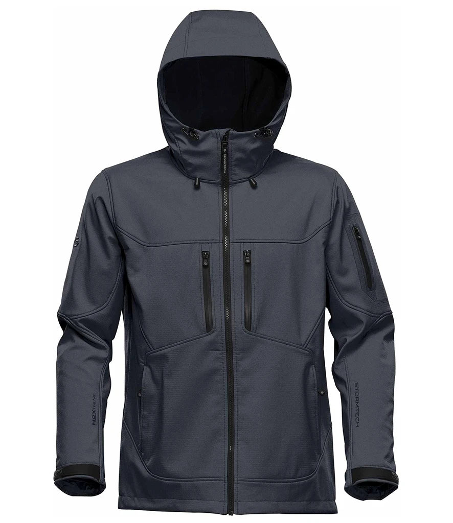 Stormtech Epsilon 2 Hooded Soft Shell Jacket — Charcoal Twill