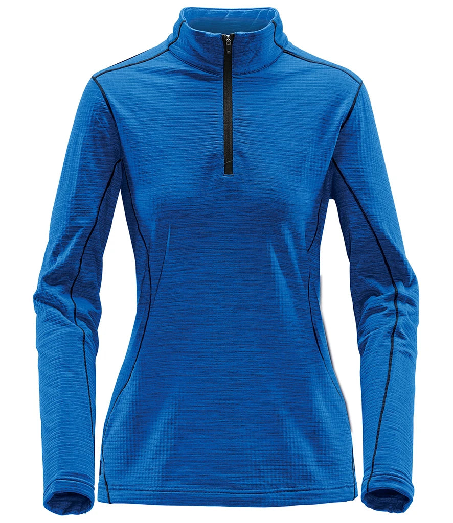 Stormtech Ladies Base Thermal Zip Neck Top — Ocean Blue