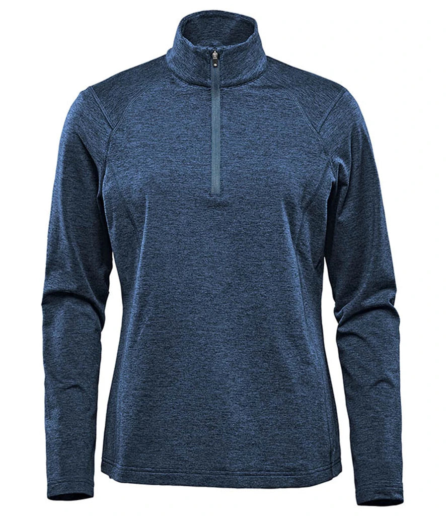 Stormtech Ladies Treeline Performance 1/4 Zip Pullover — Dark Navy Heather