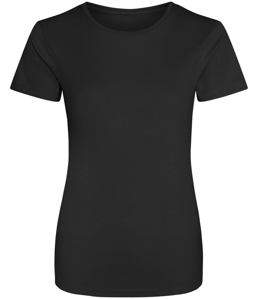 AWDis Ladies Cool T-Shirt — Jet Black