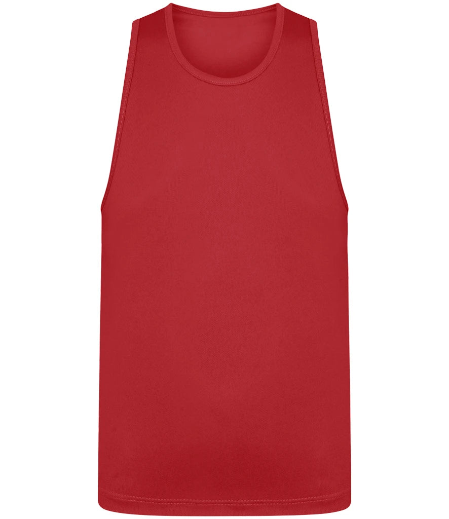 AWDis Kids Cool Vest — Fire Red